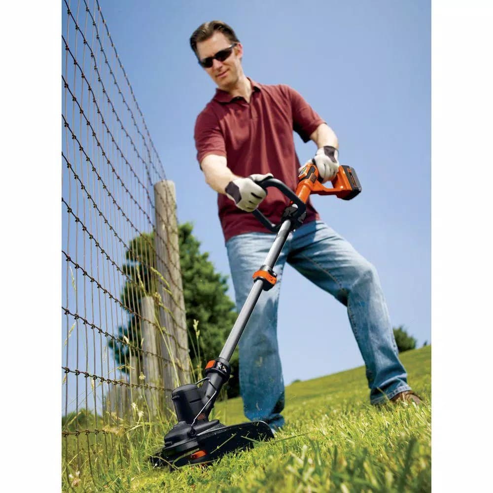 BLACK+DECKER 40V MAX Cordless 2-in-1 String Trimmer and Lawn Edger, 13 in. (Tool Only)
