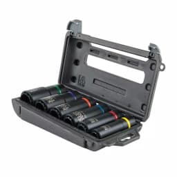 Klein Tools 6-Piece 2-in-1 Deep Impact Socket Set, 1/2 in. Drive, SAE thumbnail 5
