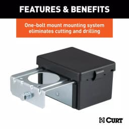 CURT Lockable Breakaway Battery Case with Metal Mounting Bracket thumbnail 6