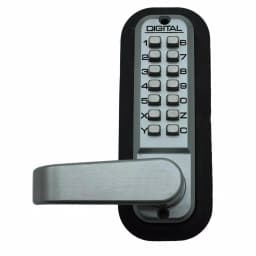 Unbranded LockeyUSA 2835 Marine Grade Mechanical Keyless Passage Door Lever Lock thumbnail 1