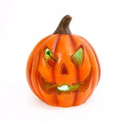Gerson Electric Smoking Jack-O-Lantern Halloween Tabletop Decor - 14.3 in. H thumbnail 1