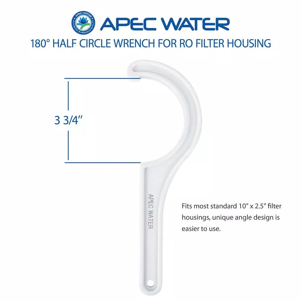 APEC Water Systems APEC 180° Half-Circle Water Filter Housing Wrench for 10 in. Standard Under Sink Systems