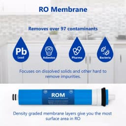 Express Water 6-Month Alkaline Reverse Osmosis Replacement Filter Set - 6 Filters with 100 GPD RO Membrane thumbnail 6