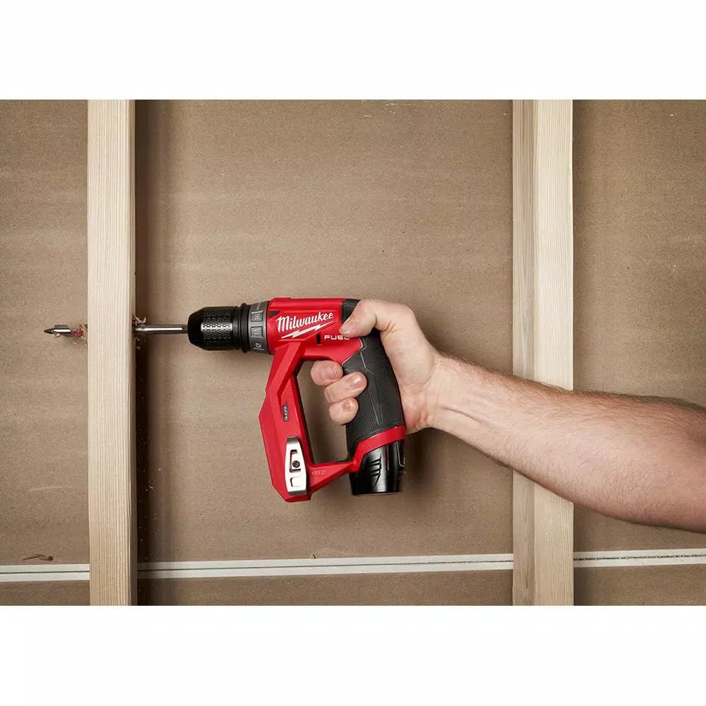 Milwaukee M12 FUEL 12V Brushless 4-in-1 Installation Drill Driver Kit with 4 Heads