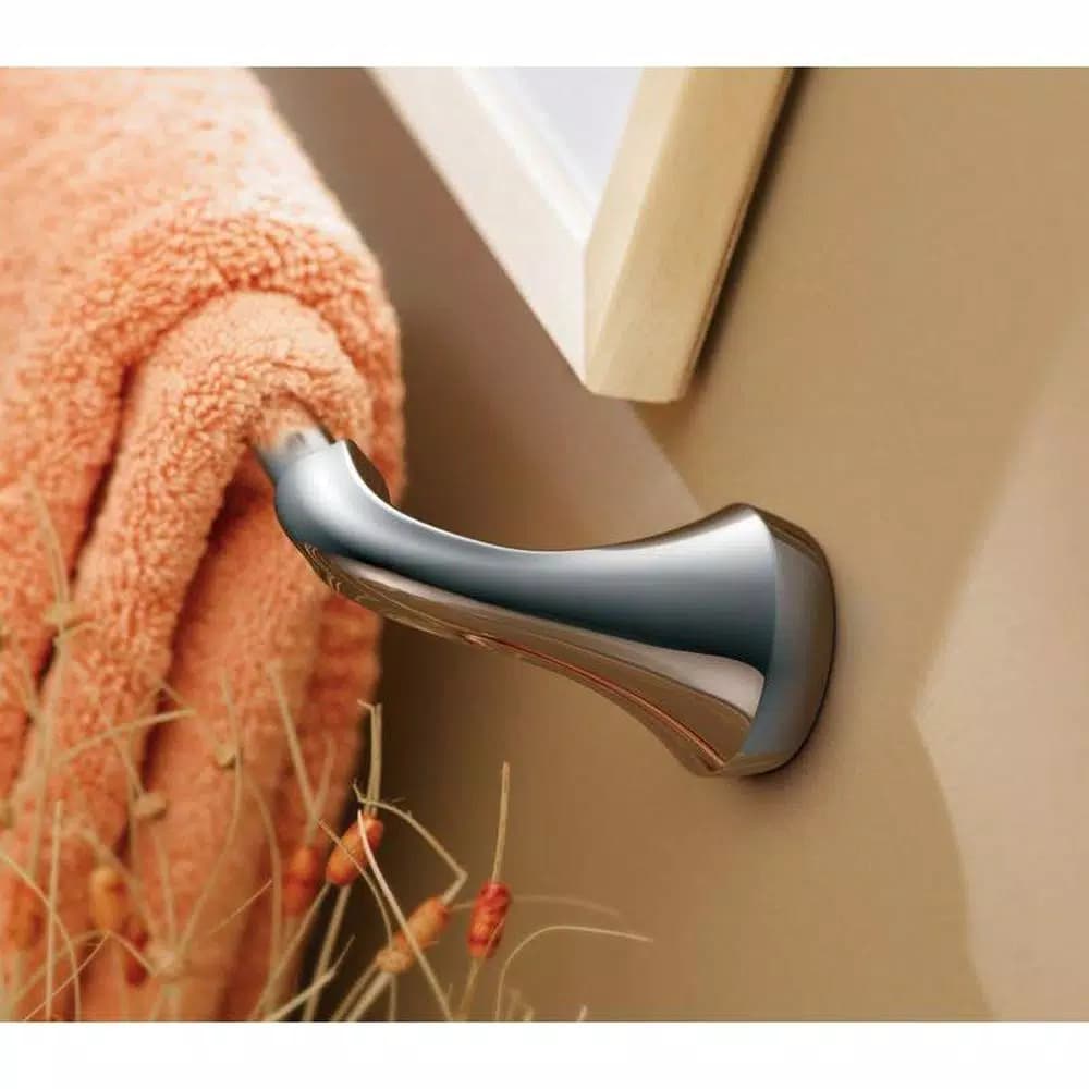 Moen Eva 18 in. Single Towel Bar in Brushed Nickel