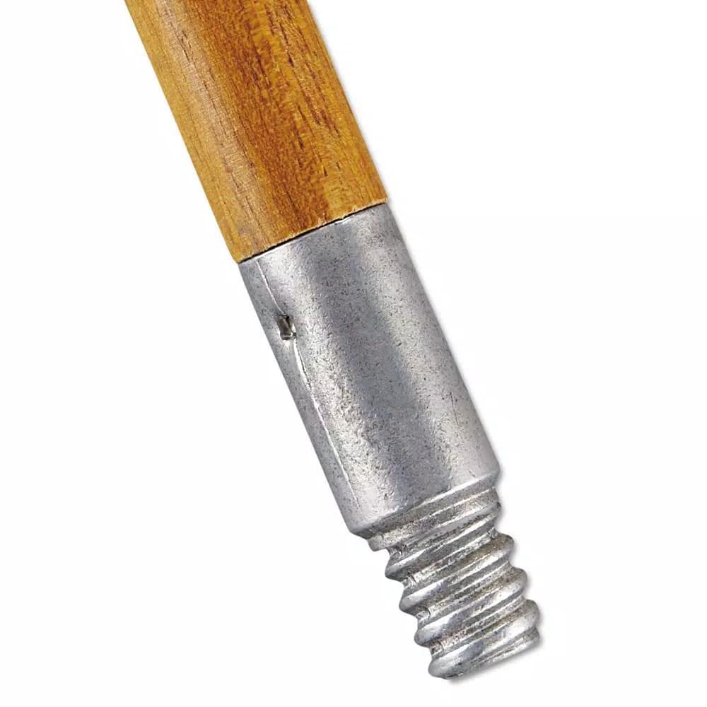 Rubbermaid Commercial Products 60 in. Hardwood Broom Handle with Threaded Tip, Natural