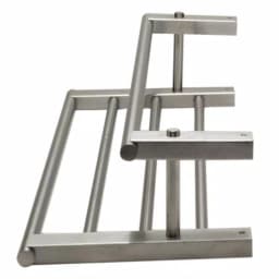 ALFI BRAND 25.88 in. Wall Mount Towel Rack with Shelf, Brushed Nickel thumbnail 5