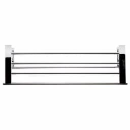 ALFI BRAND 25.88 in. Modern Wall Mount Towel Rack with Shelf, Polished Chrome thumbnail 5