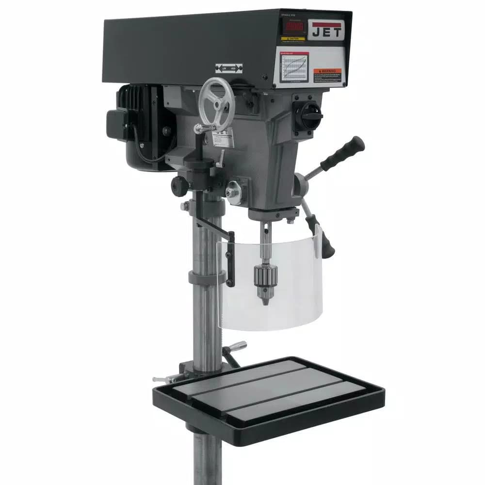 JET 1 HP 15 in. Floor Standing Drill Press, Variable Speed, 115/230V, J-A5816