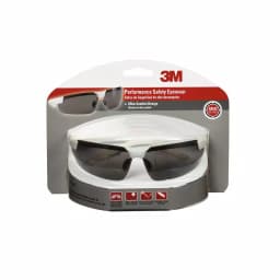 3M Performance Safety Eyewear, White Metallic Frame with Gray Anti-Fog Lens, Ultra-Comfort Design (4-Pack) thumbnail 2