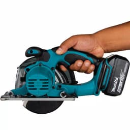 Makita 18V LXT Cordless 5-3/8 in. Metal Cutting Saw Kit with 2 5.0 Ah Batteries and Rapid Optimum Charger thumbnail 13