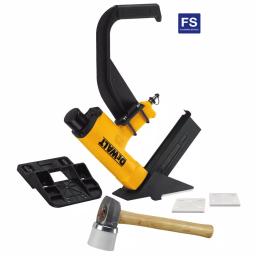 DEWALT Pneumatic 15.5-Gauge Hardwood Flooring Stapler with Mallet and Base Plates thumbnail 8