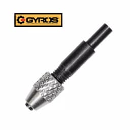 Gyros Mini Keyless Adaptor Chuck, 1/8 in. Shank, 0 to 0.039 in. Capacity for Drill Bits #60-#80 thumbnail 1