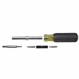 Klein Tools Heavy-Duty Multi-Bit Screwdriver and Nut Driver with Cushion Grip Handle thumbnail 5