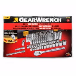 GearWrench 56-Piece 3/8 in. 120XP SAE/Metric Standard and Deep Mechanics Tool Set thumbnail 7