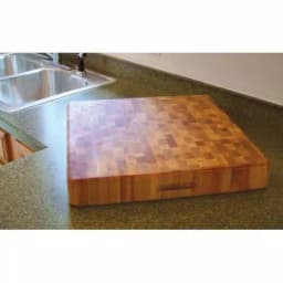 Catskill Craftsmen Super Slab End-Grain Yellow Birch Hardwood Cutting Board, 20 x 20 x 3 in. thumbnail 3