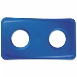 Rubbermaid Commercial Products Rubbermaid Commercial Untouchable Bottle and Can Recycling Lid, Blue thumbnail 1
