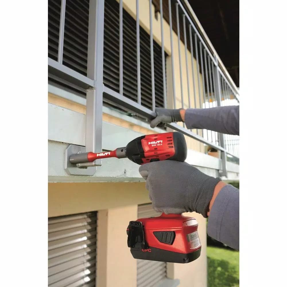 Hilti SIW 22-Volt Cordless Brushless 3/8 in. Compact Impact Wrench Kit with 2 Batteries, Charger, and Bag