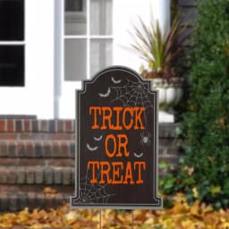 Glitzhome 29 in. Halloween Wooden Tombstone Yard Stake, Hanging, or Standing Decor thumbnail 6