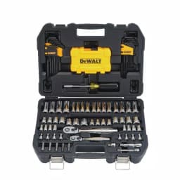 DEWALT 108-Piece 1/4 in. and 3/8 in. Drive Polished Chrome Mechanics Tool Set thumbnail 7