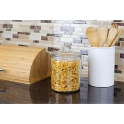 Unbranded Renaissance Collection Medium Glass Canister with Easy Grab Knob thumbnail 1