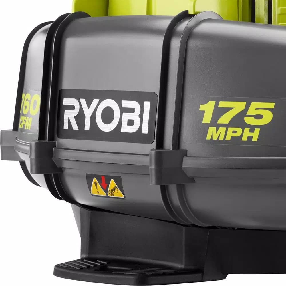 RYOBI 38cc Gas Backpack Leaf Blower, 760 CFM, 175 MPH, 2-Cycle