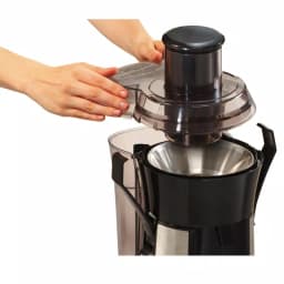 Hamilton Beach Big Mouth 800-Watt Centrifugal Juice Extractor, 3-in Feed Chute, Black thumbnail 9