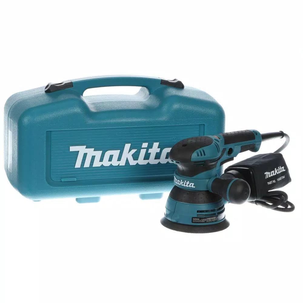 Makita 5 in. Variable Speed Random Orbital Sander with Tool Case, 3 Amp