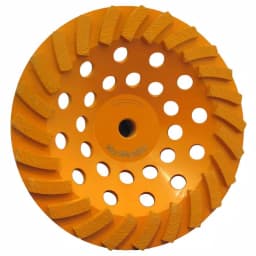 RIDGID 7 in. 24-Segment Turbo Diamond Cup Grinding Wheel thumbnail 1