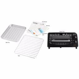 Courant 4-Slice Countertop Toaster Oven with Bake and Broil Functions, Black thumbnail 4