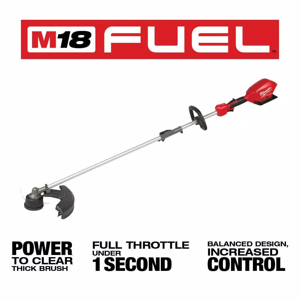Milwaukee M18 FUEL 18V Cordless Brushless String Trimmer with QUIK-LOK Attachment Capability (Tool-Only)