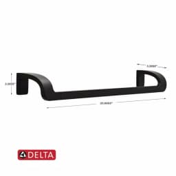 Delta Annalisa 18 in. Single Towel Bar, Matte Black thumbnail 4