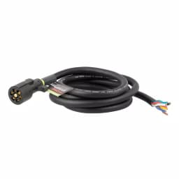 CURT 8' Replacement 7-Way RV Blade Harness (Trailer Side) - Male End Connector thumbnail 5