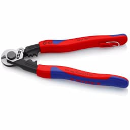 KNIPEX 7-1/2 in. Wire Rope Cutters with Dual-Comfort Grip and Tether Attachment thumbnail 2