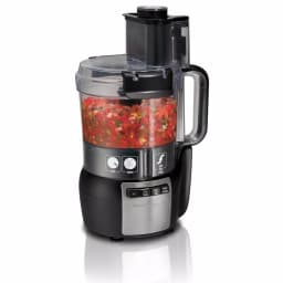 Hamilton Beach Stack and Snap 10-Cup 3-Speed Food Processor, 450W, Black thumbnail 1