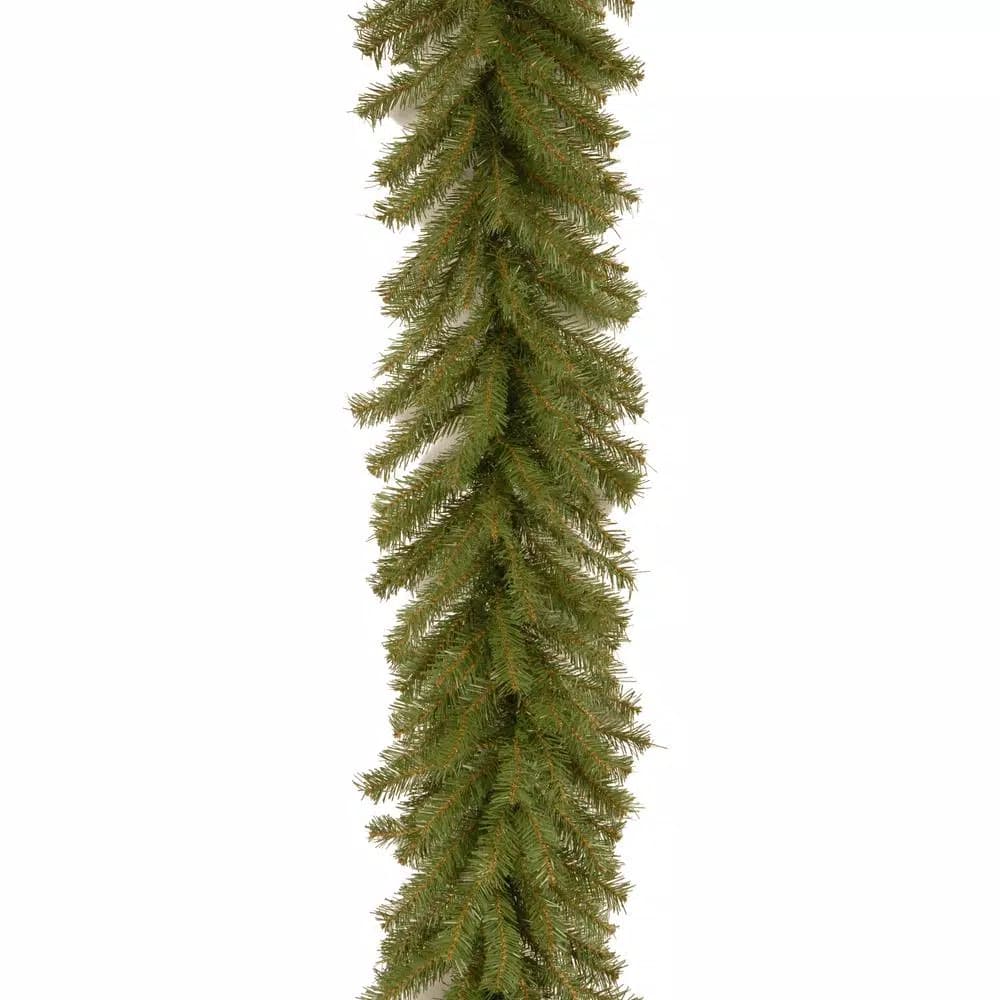 Unbranded Norwood Fir 9 ft. Artificial Garland, Green, 12 in. Wide