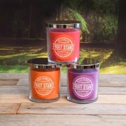 LUMABASE Fruit Stand Collection Scented Candles, 10 oz. Glass Jars (Set of 3) thumbnail 4