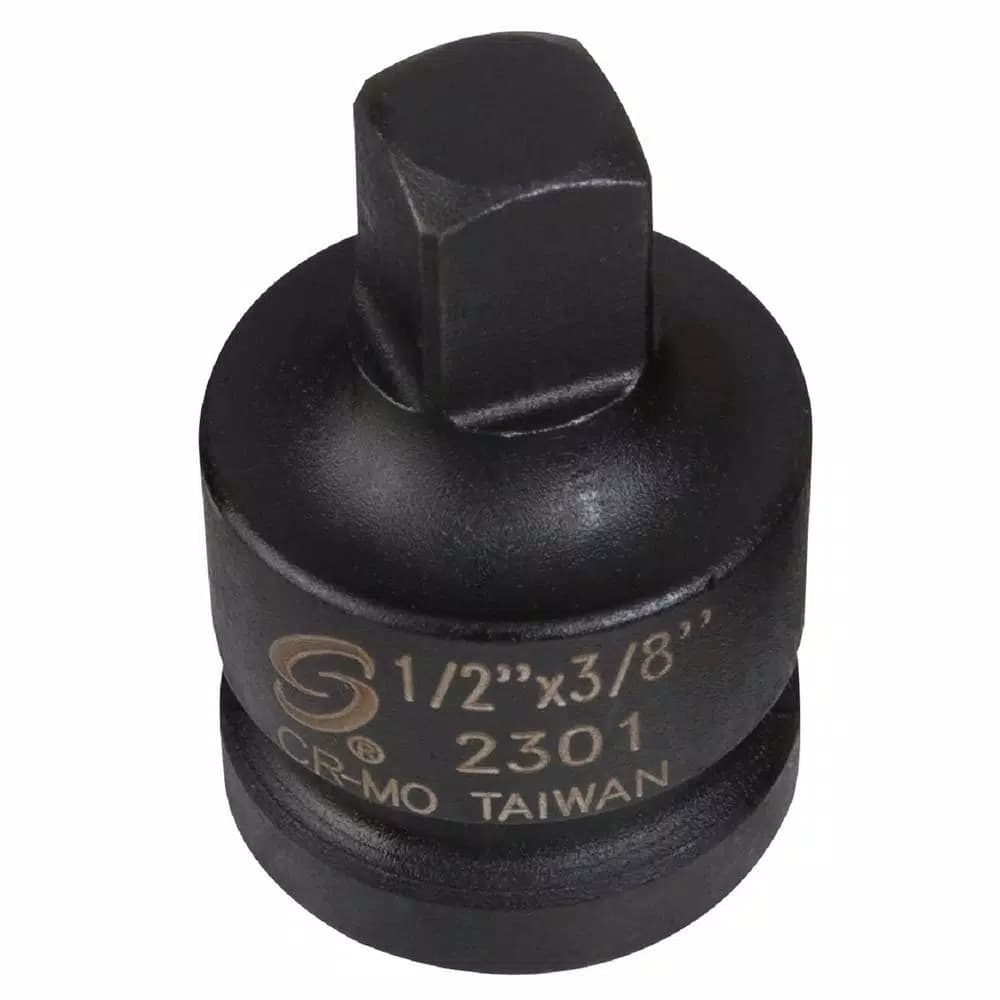 SUNEX TOOLS 1/2 in. Female to 3/8 in. Male Impact Socket Adapter, Chrome Molybdenum Alloy Steel