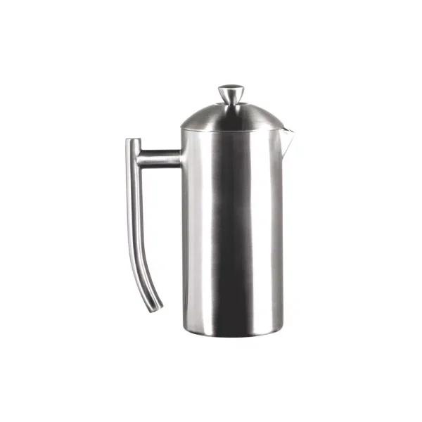 Frieling 2-Cup Stainless Steel French Press, 17 oz Double-Walled Insulated Coffee Maker