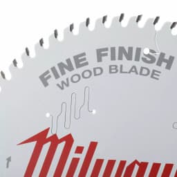 Milwaukee 10 in. 60-Tooth Fine Finish Circular Saw Blade, 5/8 in. Arbor thumbnail 2