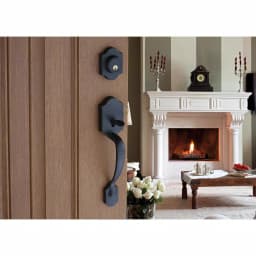 Copper Creek Heritage Black Handleset with Waverlie Lever Trim thumbnail 5