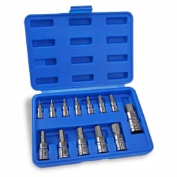 Stark Metric MM Pro-Grade 13-Piece Hex Bit Socket Set, S2 Steel & Cr-V Alloy thumbnail 1