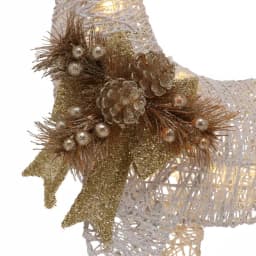 Home Accents Holiday 3 ft LED Lighted White Deer and Doe Set thumbnail 10