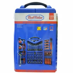 Best Value 123-Piece Mechanics Tool Set with Chrome Plated Finish and Blow Mold Case thumbnail 5
