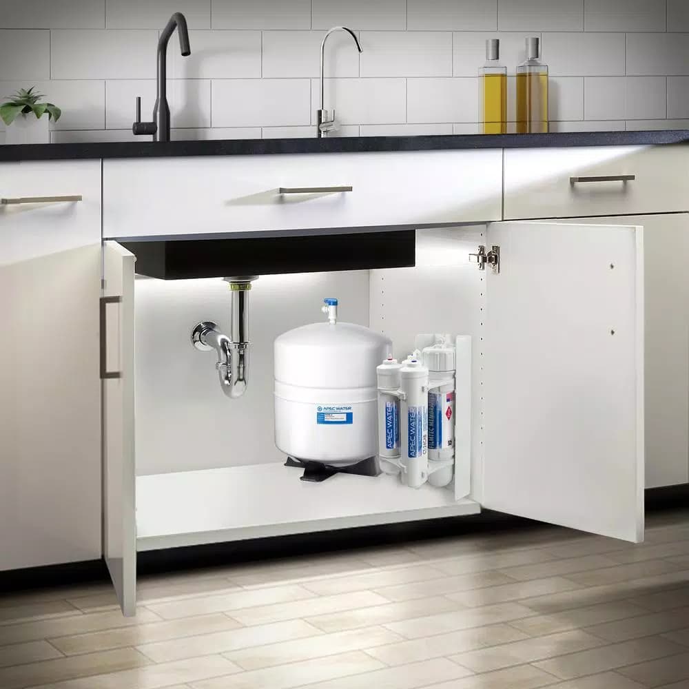 APEC Water Systems APEC RO-QUICK90 4-Stage Under-Sink Reverse Osmosis Drinking Water Filtration System