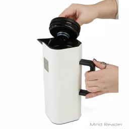 Mind Reader White 4-Cup Double Wall Thermal Coffee Carafe with Digital Temperature Display thumbnail 6