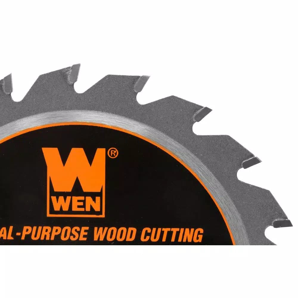 WEN 3-3/8 in. 20-Tooth Professional Woodworking Circular Saw Blade, 15 mm Arbor