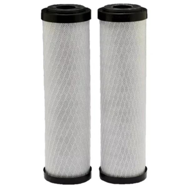Whirlpool Carbon Block Universal Whole Home Water Filters, 5 Micron, 2-Pack (WHA2BF5)