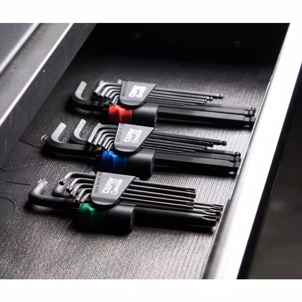 Capri Tools 27-Piece S2 Steel Hex and Torx Key Set, SAE & Metric