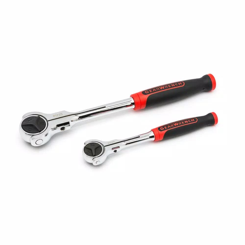 GearWrench 2-Piece Roto-Ratchet Set with Cushion Grip, 1/4 in. and 3/8 in. Drive